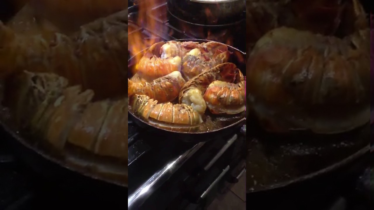 flamber des langoustes