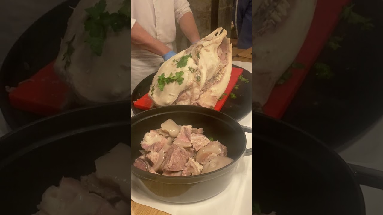 découpe de tête de veau