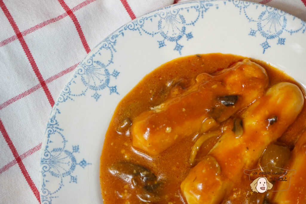 Quenelles à la tomate, olives vertes et champignons recettes quenelles à la tomate, olives vertes et champignons