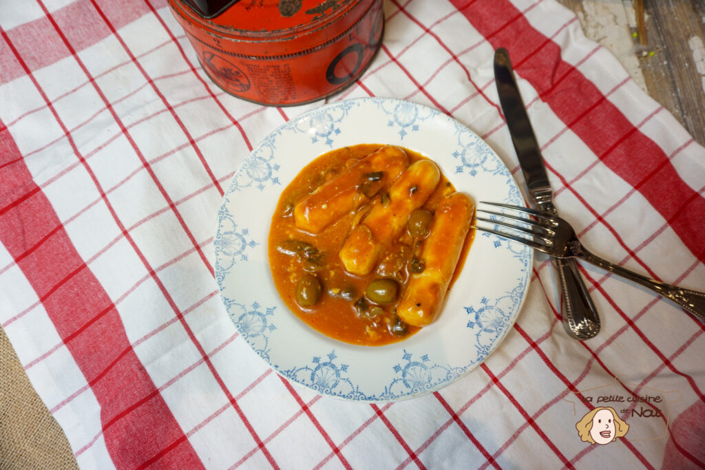 Quenelles à la tomate, olives vertes et champignons recettes quenelles à la tomate, olives vertes et champignons