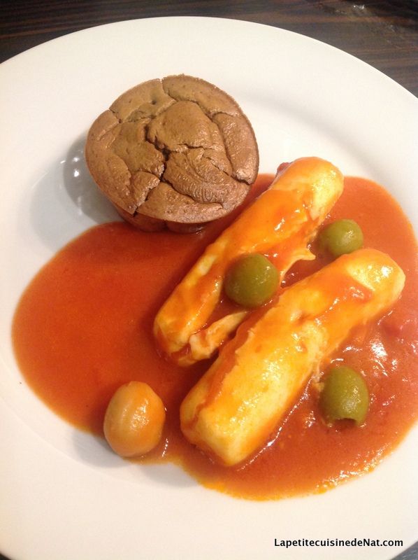 Quenelles à la tomate, olives vertes et champignons recettes Quenelles à la tomate, olives vertes et champignons