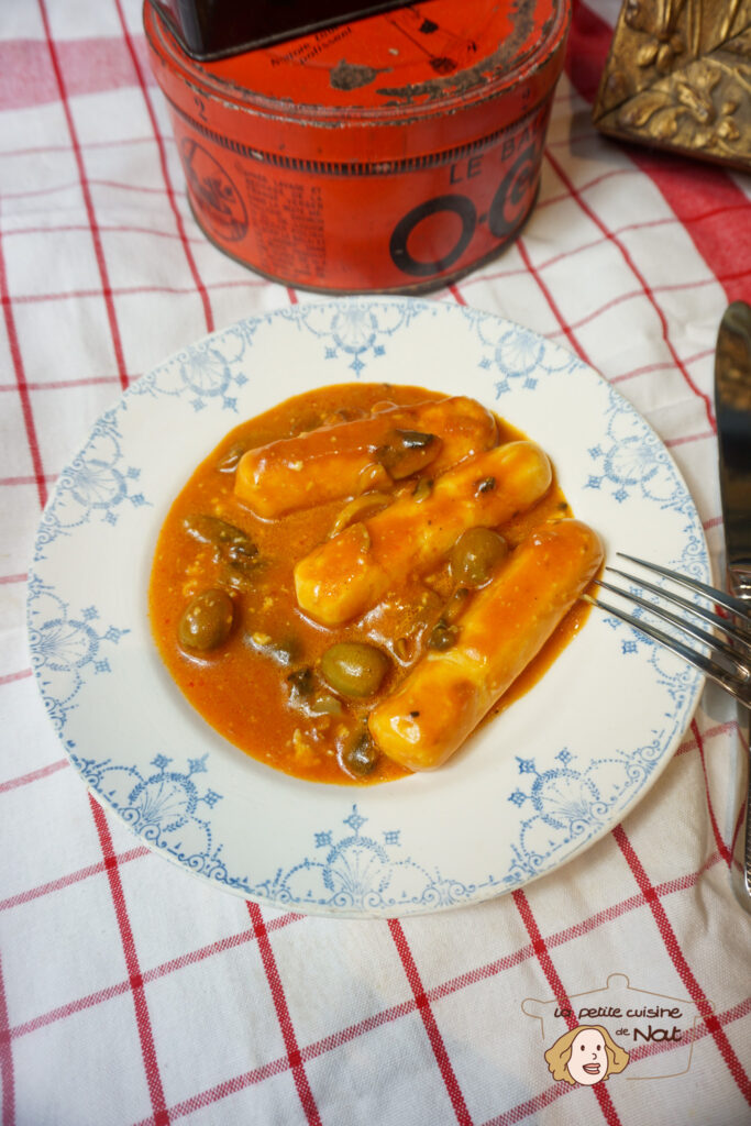 Quenelles à la tomate, olives vertes et champignons recettes quenelles à la tomate, olives vertes et champignons