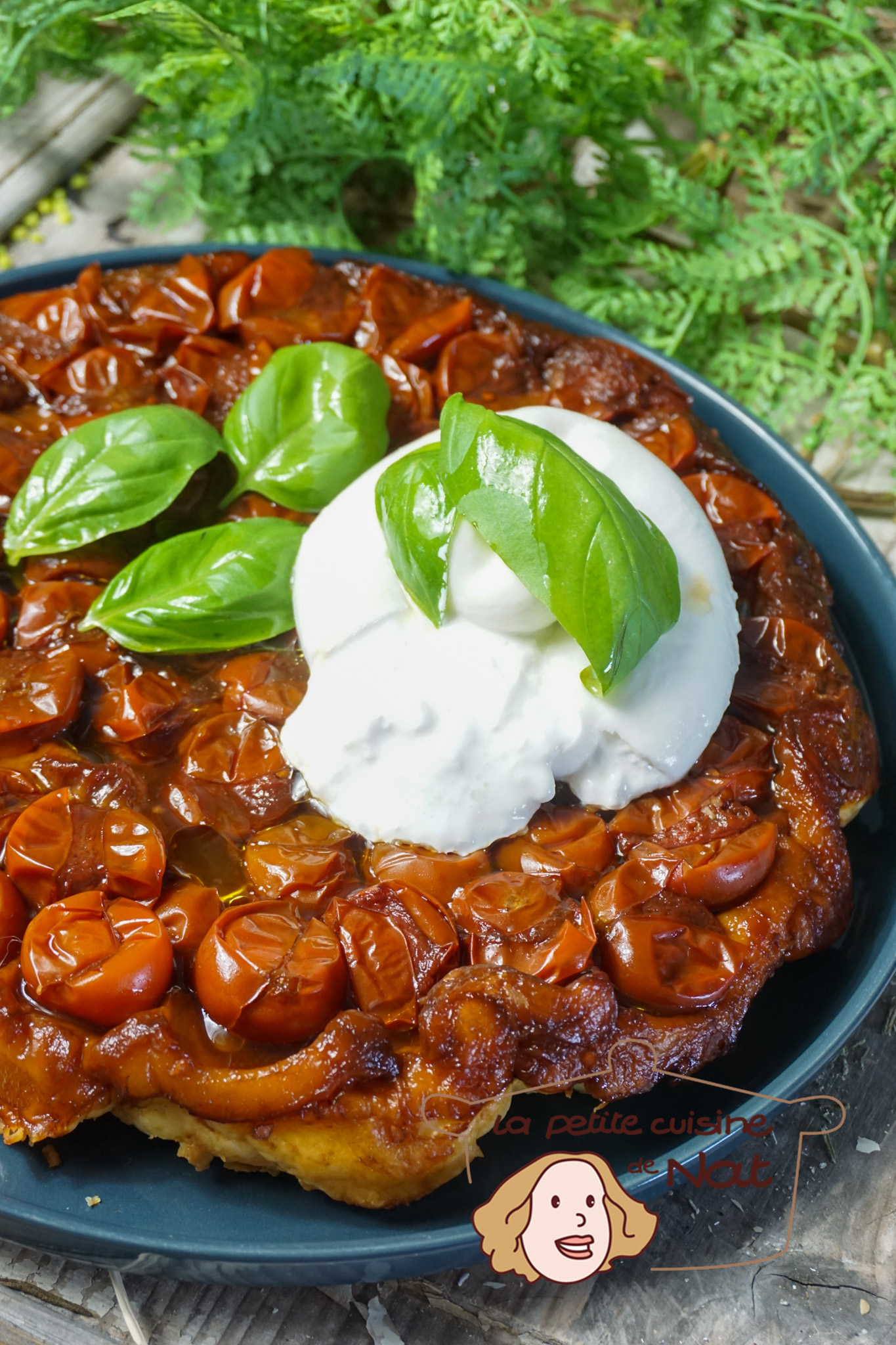 tarte tatin de tomates cerises