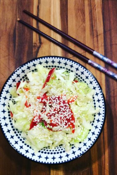 salade de chou à la japonaise