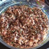 bocaux de terrine cochon, raisins et cognac