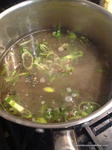 Velouté de lentilles, crème au lard legumes Velouté de lentilles, crème au lard