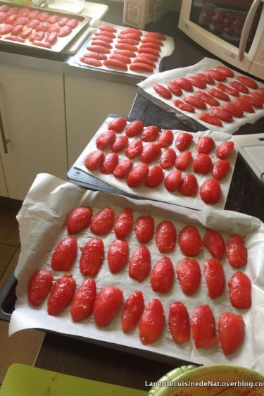 tomates confites au four