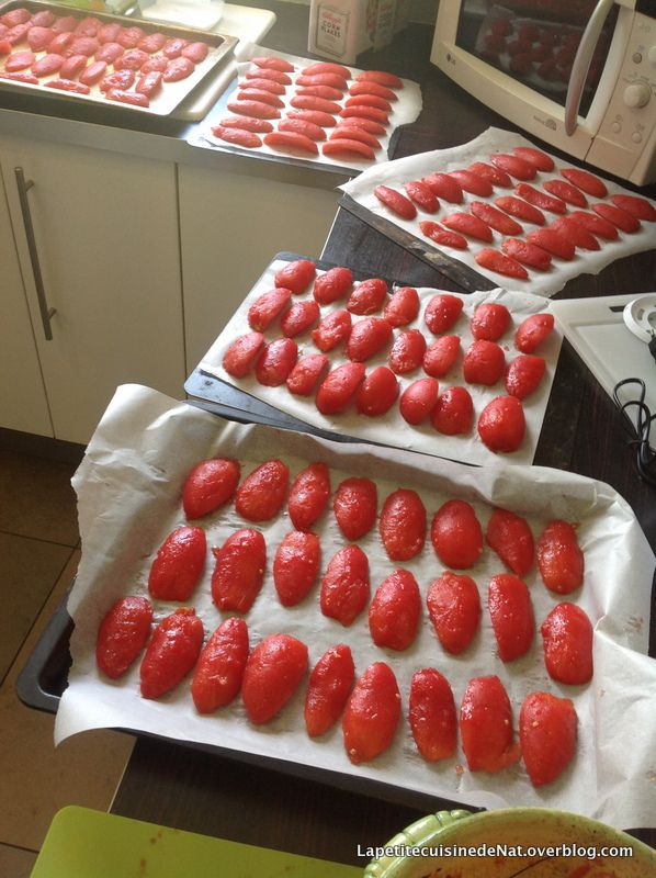 tomates confites au four