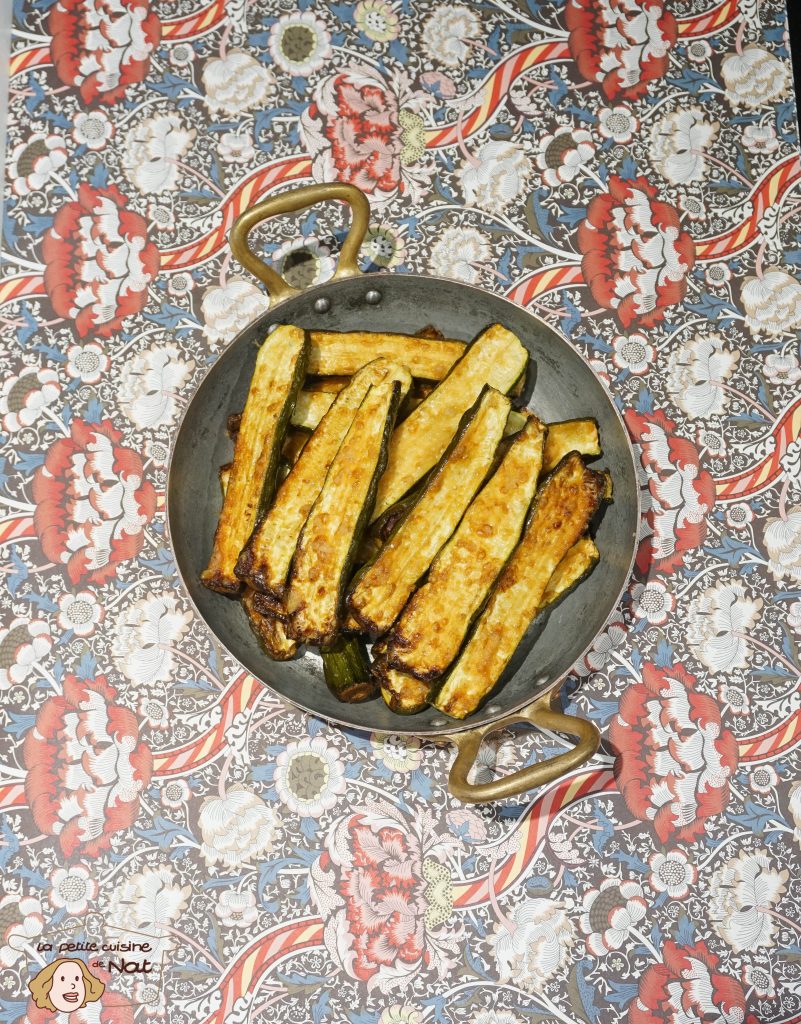 Courgettes rôties au parmesan - Méthode de cuisson