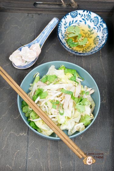salade asiatique au poulet