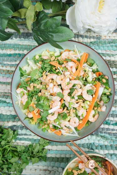 salade thaï aux crevettes