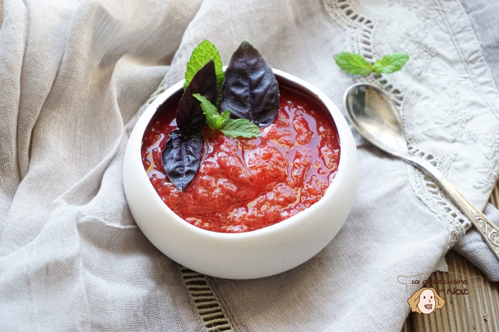 Compote fraise rhubarbe
