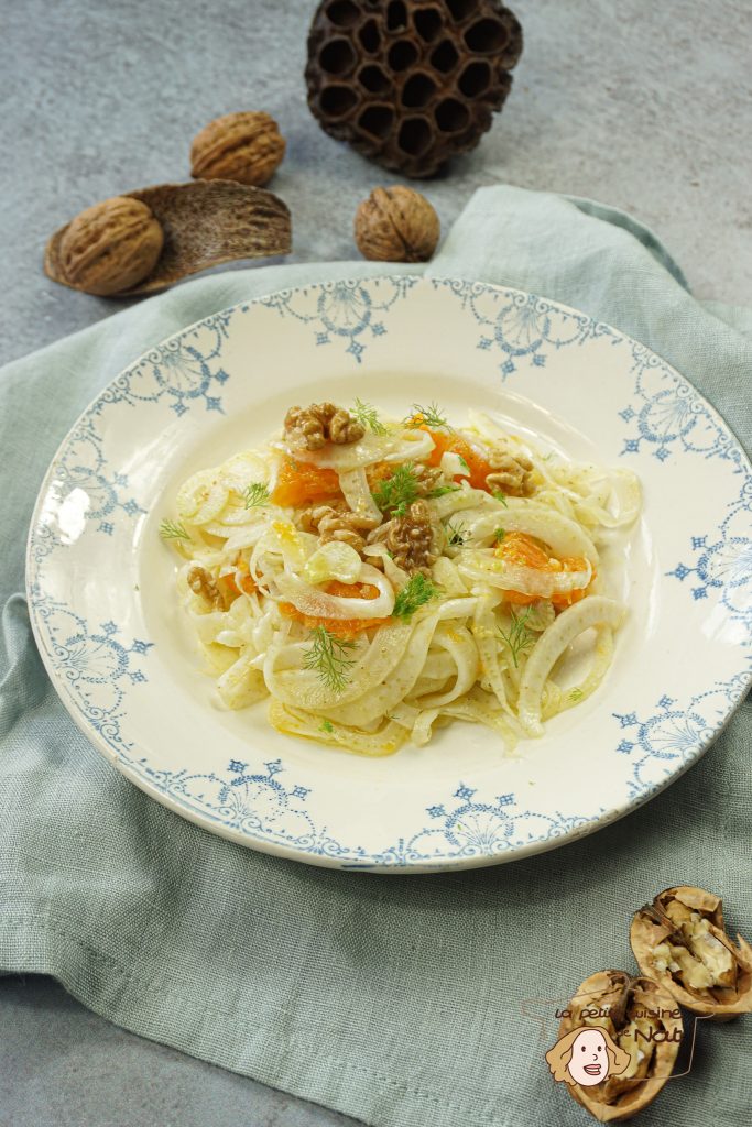 Salade de fenouil à l'orange et aux noix recettes salade de fenouil à l'orange