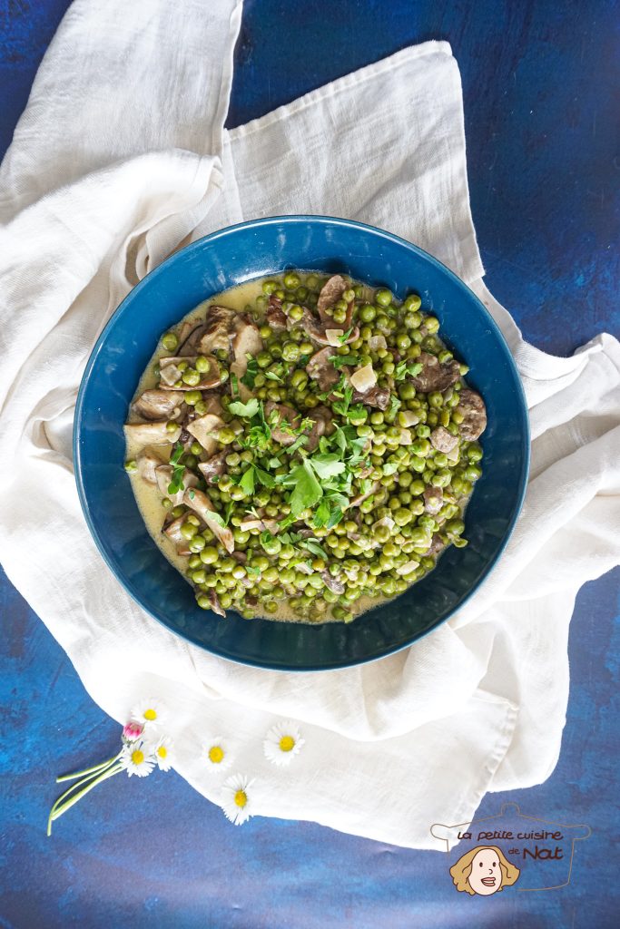 Poêlée de champignons aux petits pois legumes poêlée de champignons aux petits pois