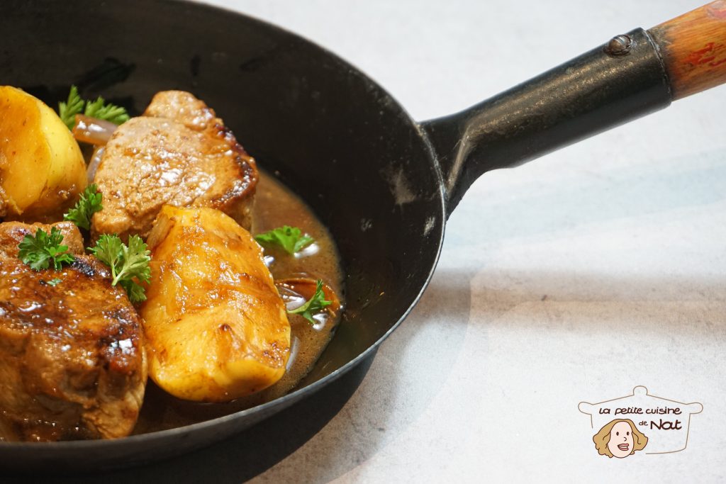 filet mignon de porc aux pommes