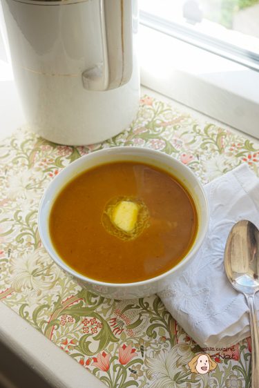 soupe de potiron et de champignons