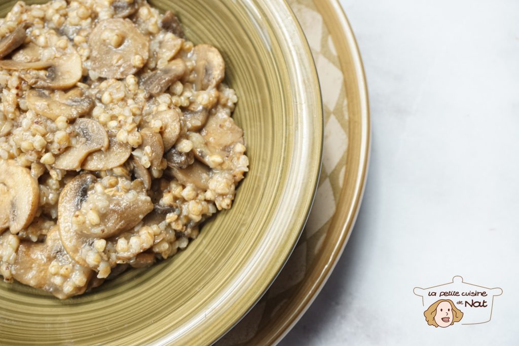 Risotto de sarrasin aux champignons recettes risotto de sarrasin aux champignons