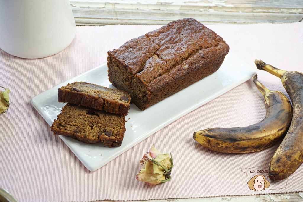 Banana bread aux pépites de chocolat recettes Banana bread aux pépites de chocolat