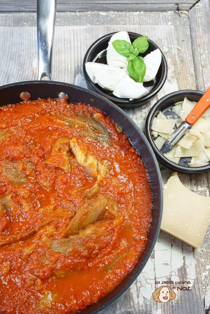 Aubergines à la tomate ( sans matière grasse ) recettes Aubergines à la tomate ( sans matière grasse )