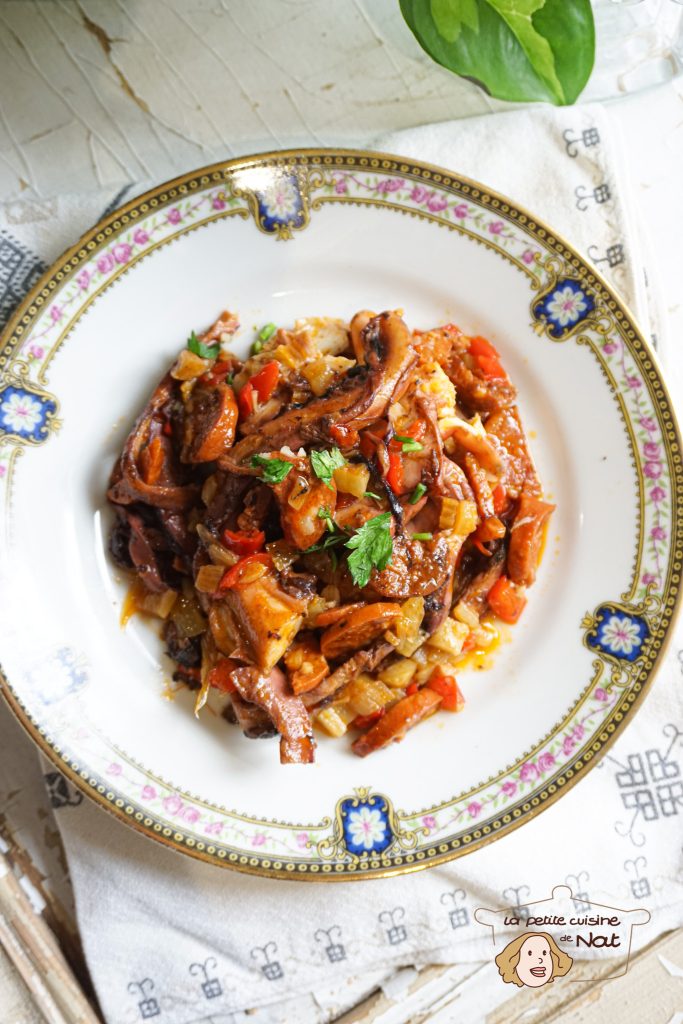 Poulpe au chorizo recettes Poulpe au chorizo