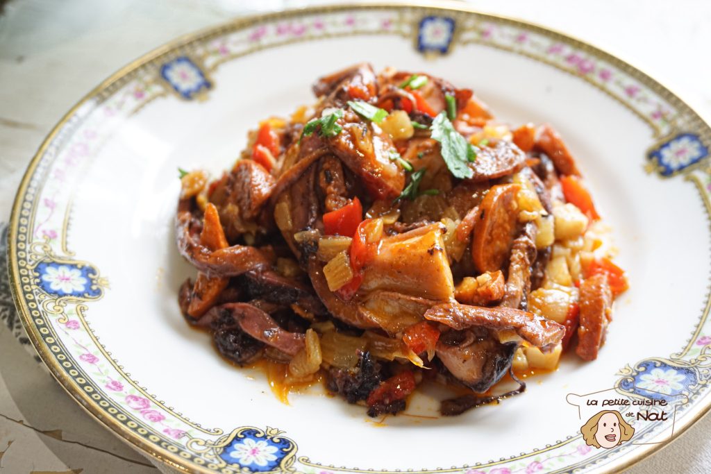 Poulpe au chorizo recettes Poulpe au chorizo