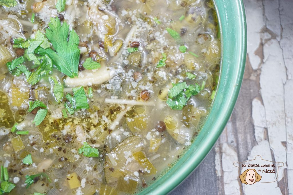 Minestrone aux lentilles ig bas minestrone aux lentilles