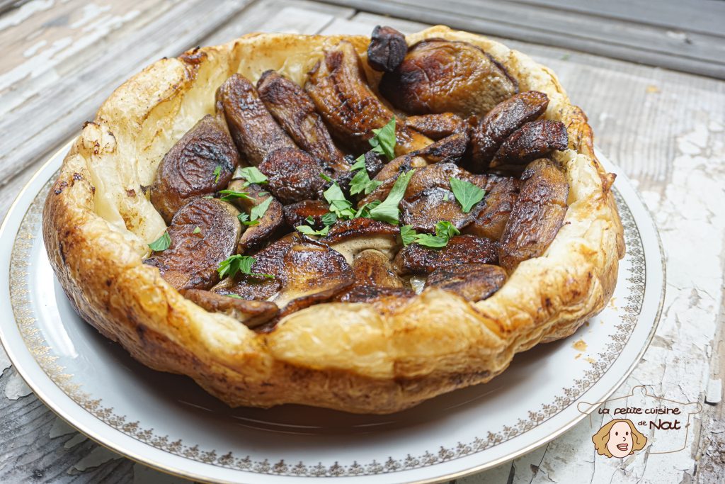 Tarte Tatin aux cèpes entrees tarte Tatin aux cèpes