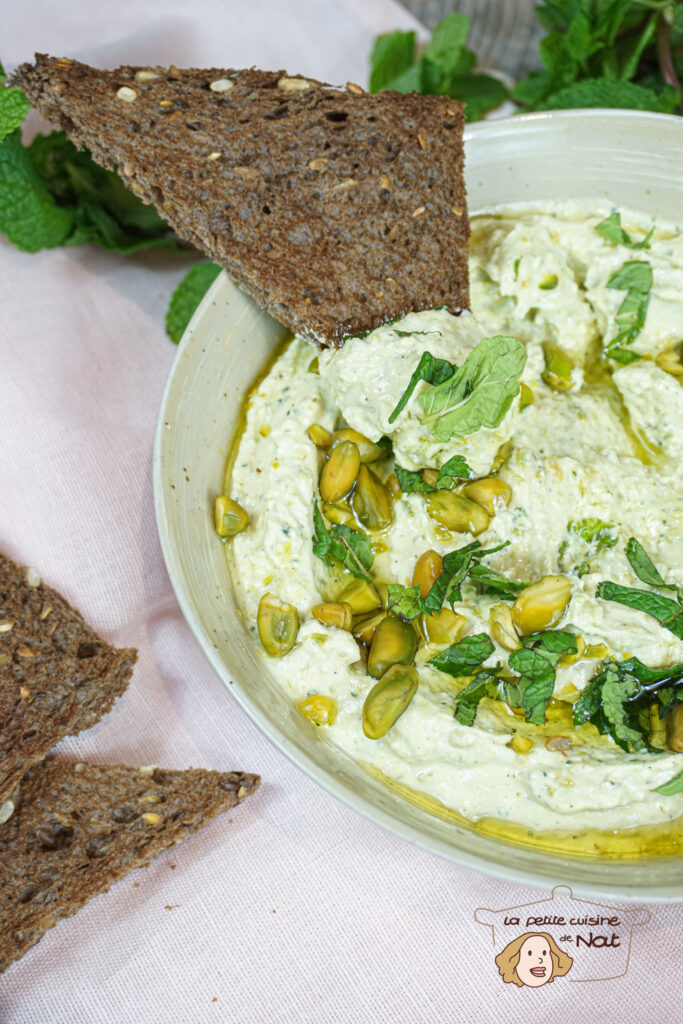 Tartinade de feta aux pistaches et à la menthe ig bas tartinade de feta aux pistache et à la menthe