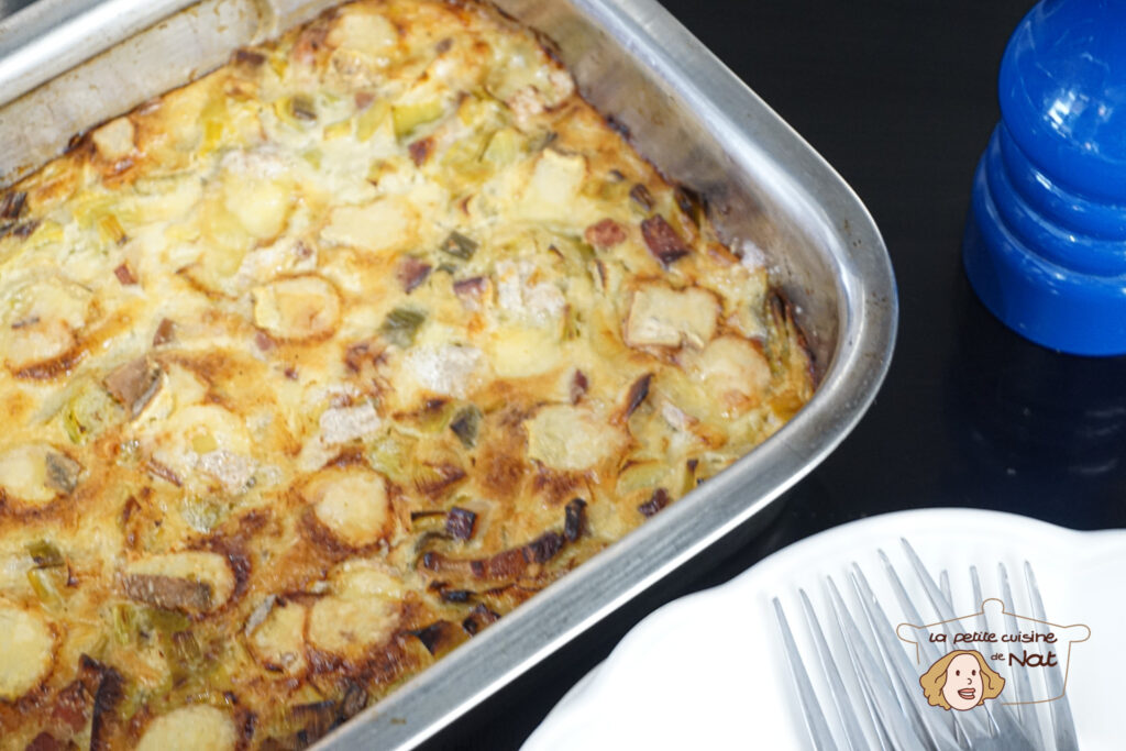 30 Gratins recettes gratin de poireaux aux lardons et au fromage