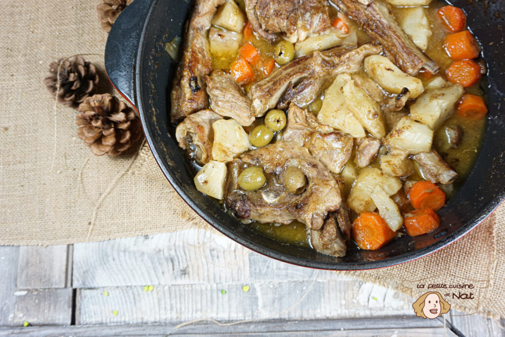 Ragout d'agneau aux topinambours viande Ragout d'agneau aux topinambours