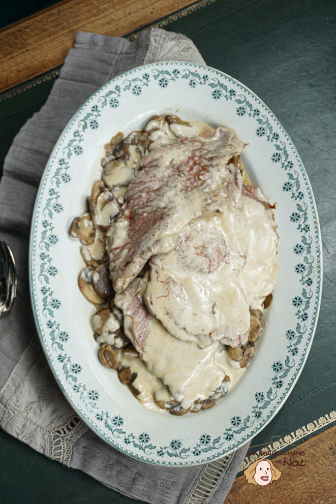 Escalopes de veau à la crème et aux champignons recettes escalopes de veau à la crème et aux champignons
