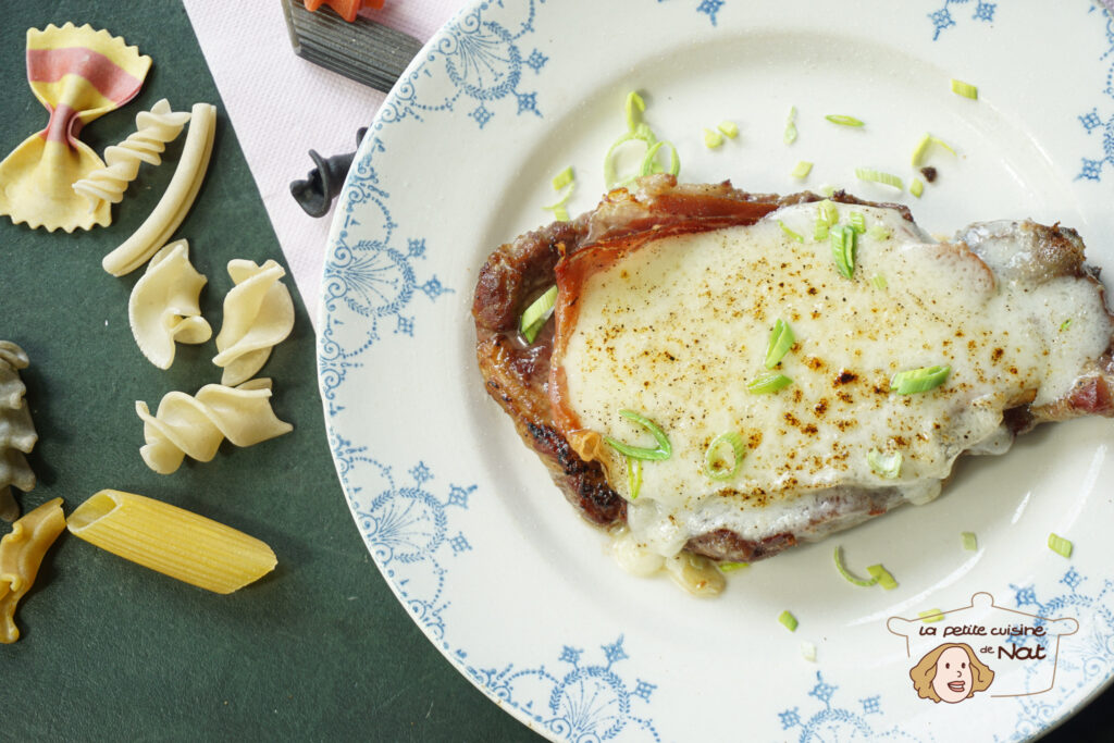 Côtes de porc gratinées au fromage viande côtes de porc gratinées au fromage
