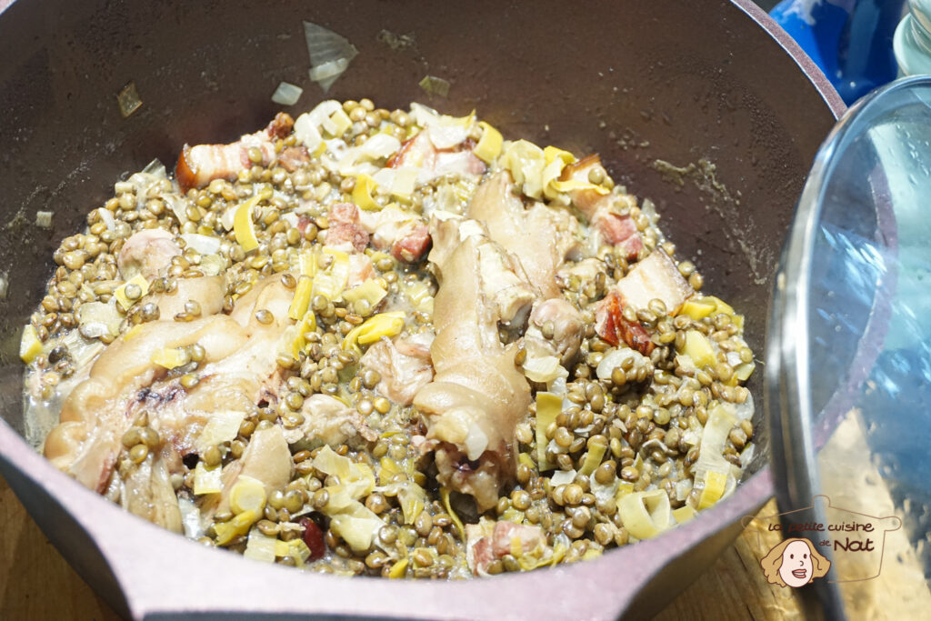 Pieds de porc aux lentilles recettes pieds de porc aux lentilles