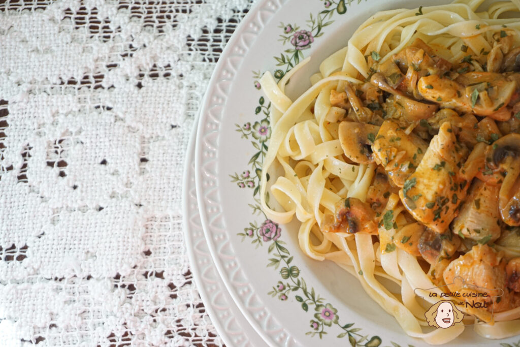 poulet Stroganoff express