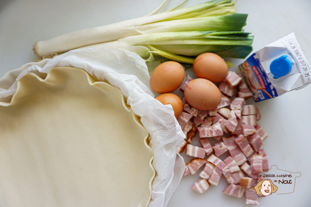 Quiche au poireau et au lard fumé recettes quiche au poireau et au lard fumé