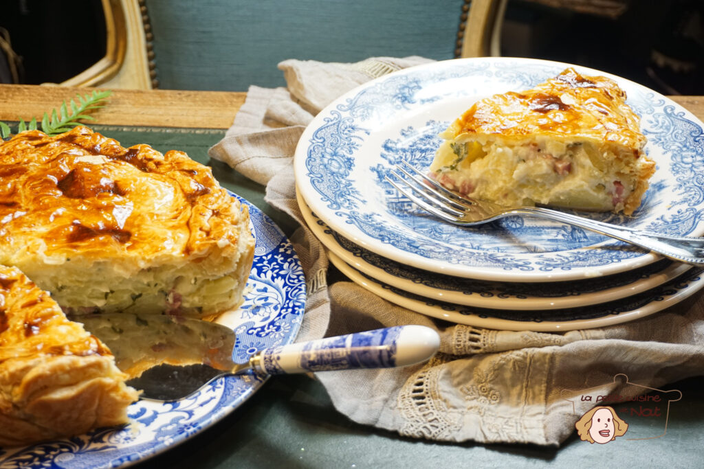 Pâté ( tourte )aux pommes de terre et jambon recettes pâté aux pommes de terre et jambon
