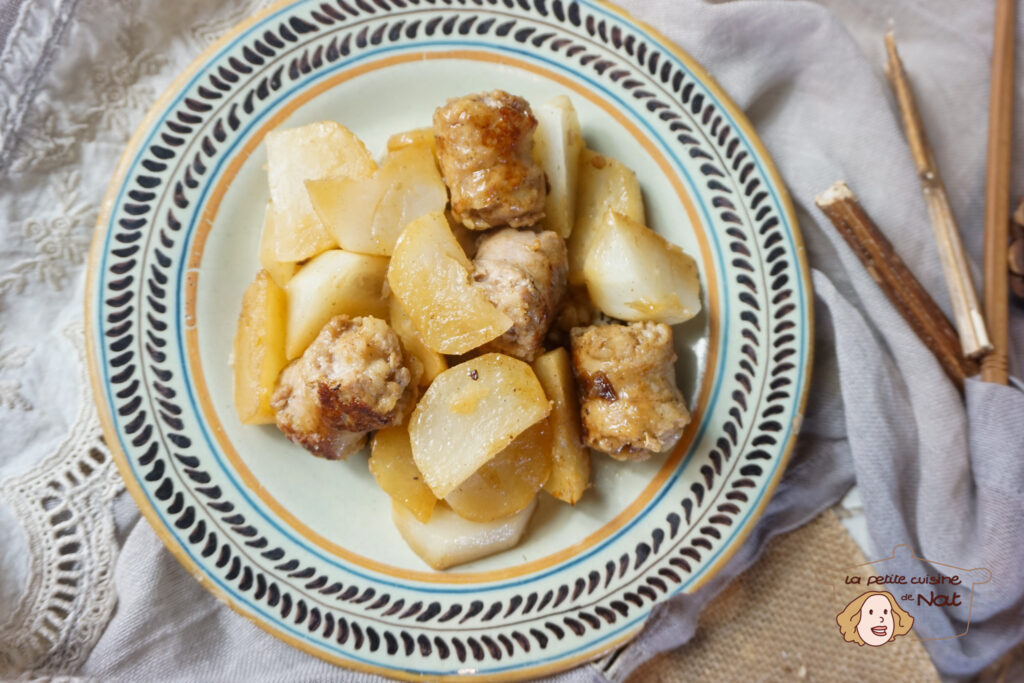 Poêlée de navets fondants aux saucisses de Toulouse recettes poêlée de navets fondants et saucisses de Toulouse
