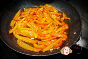 Linguine aux poivrons et à l’ail pâtes et riz Linguine aux poivrons et à l’ail