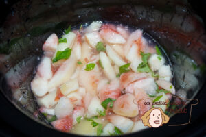 Soupe de pêches à la menthe et au basilic recettes Soupe de pêches à la menthe et au basilic