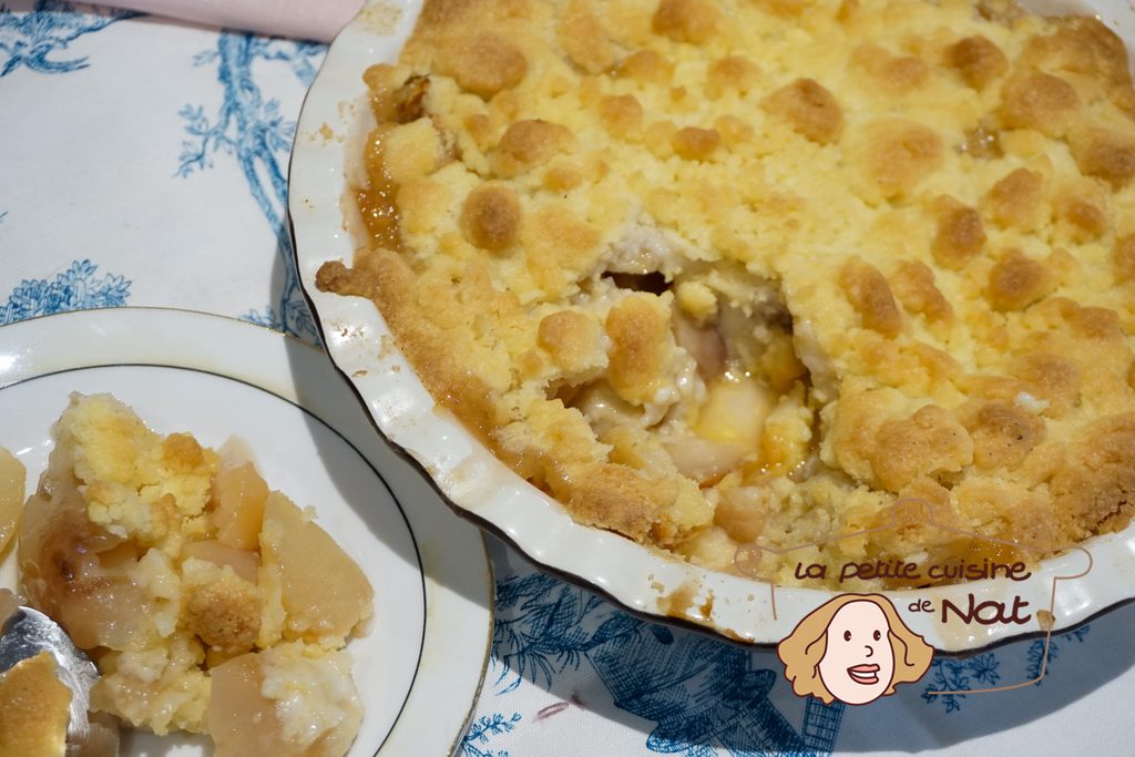 Crumble aux pêches recettes crumble aux pêches