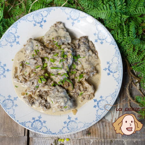 Sparassis crépu à la crème legumes sparassis crépu à la crème
