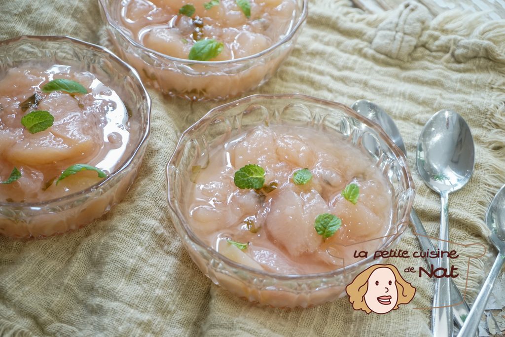 Soupe de pêches à la menthe et au basilic recettes soupe de pêches à la menthe et au basilic