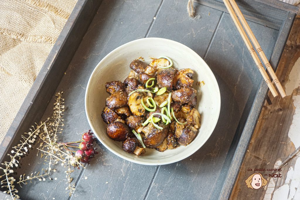 Champignons rôtis au miso : une recette facile au four recettes champignons rôtis au miso