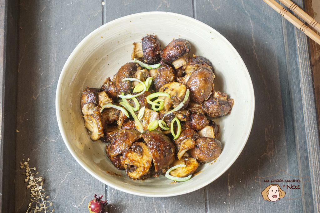 Champignons rôtis au miso : une recette facile au four recettes champignons rôtis au miso