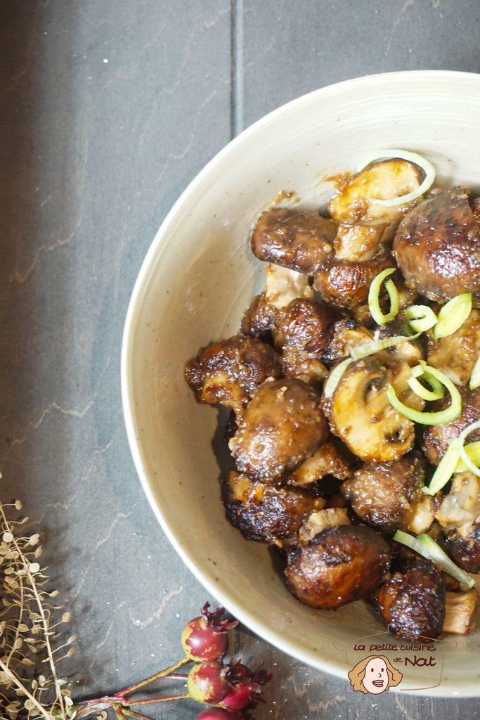 Champignons rôtis au miso : une recette facile au four recettes champignons rôtis au miso