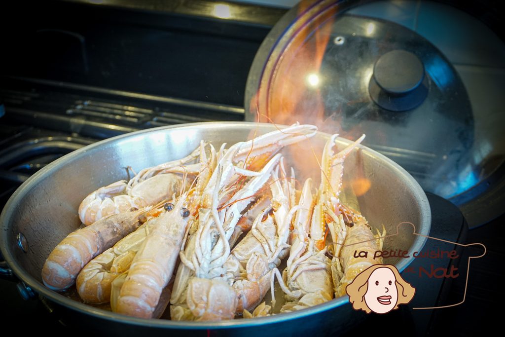 langoustines flambées au whisky