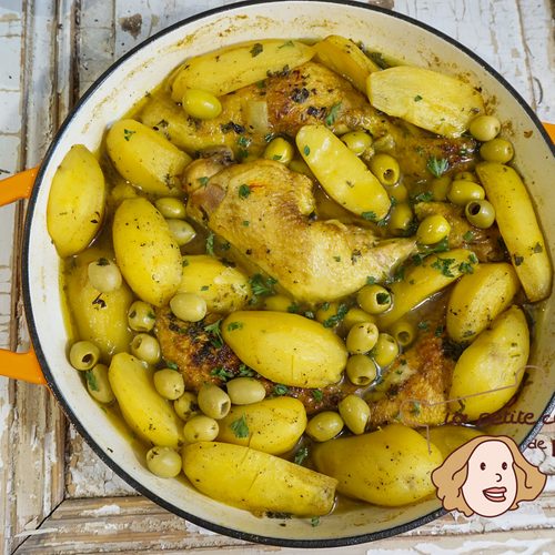 Tajine de poulet aux pommes de terre recettes tajine de poulet aux pommes de terre