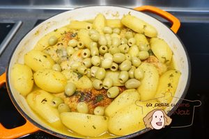 Tajine de poulet aux pommes de terre recettes Tajine de poulet aux pommes de terre